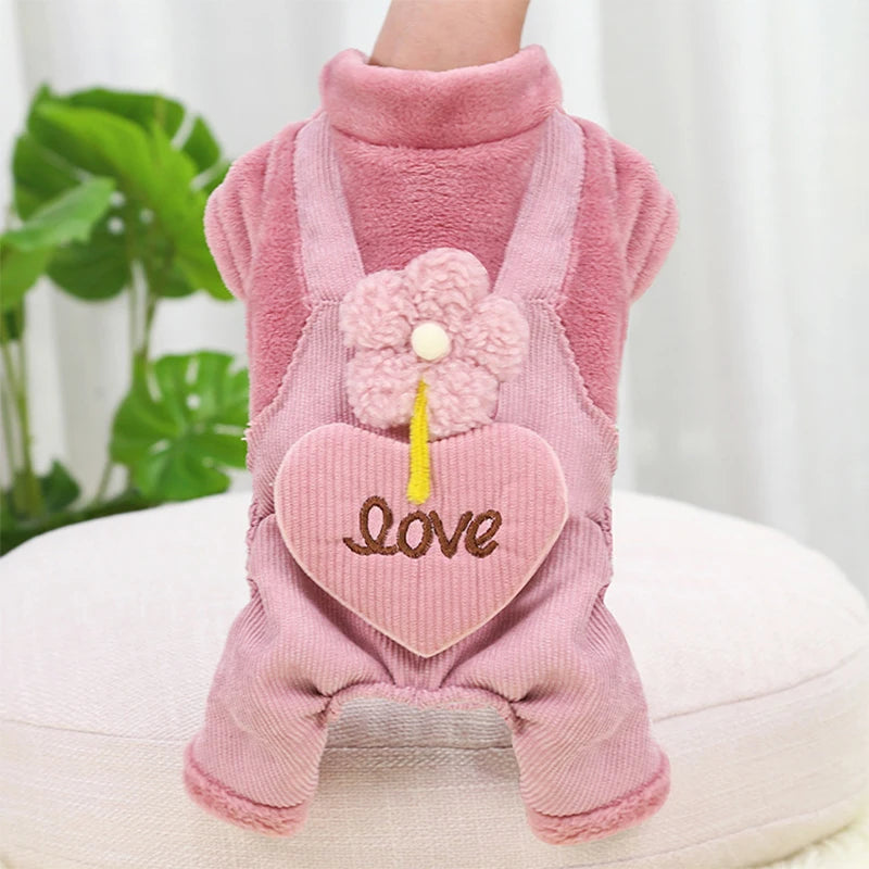 πΈ Adorable "Love" Pet Onesie Pajamas πΈ - Pet Bliss