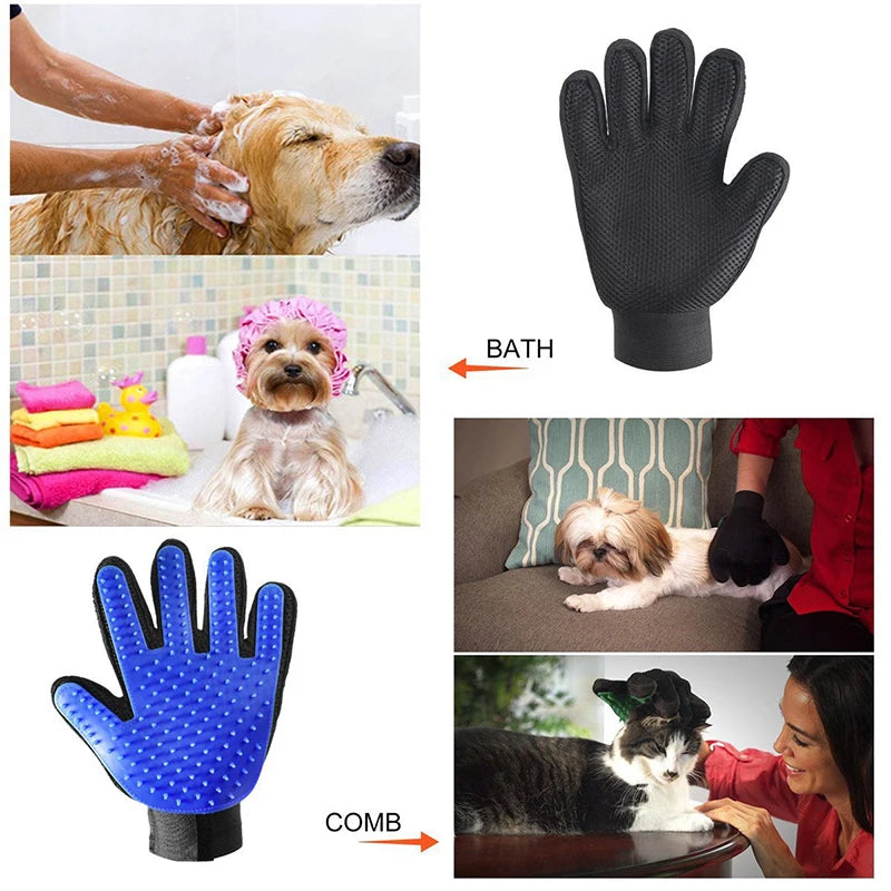 Pet Grooming Glove – Gentle & Effective Grooming for Your Furry Friends! - Pet Bliss