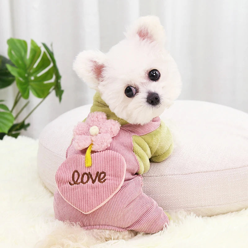 πΈ Adorable "Love" Pet Onesie Pajamas πΈ - Pet Bliss