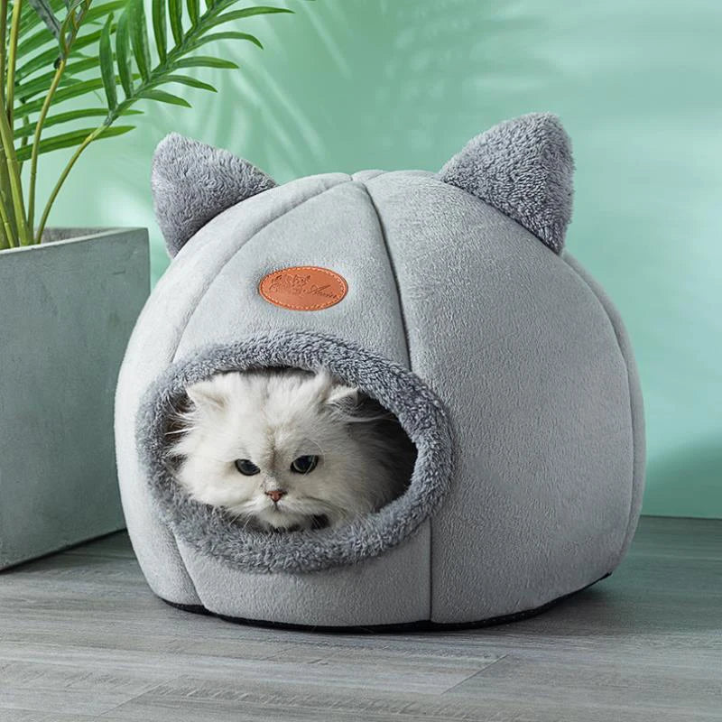 Cozy Cat Cave Bed – The Perfect Hideaway! - Pet Bliss