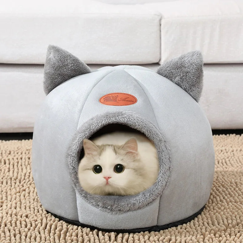 Cozy Cat Cave Bed – The Perfect Hideaway! - Pet Bliss