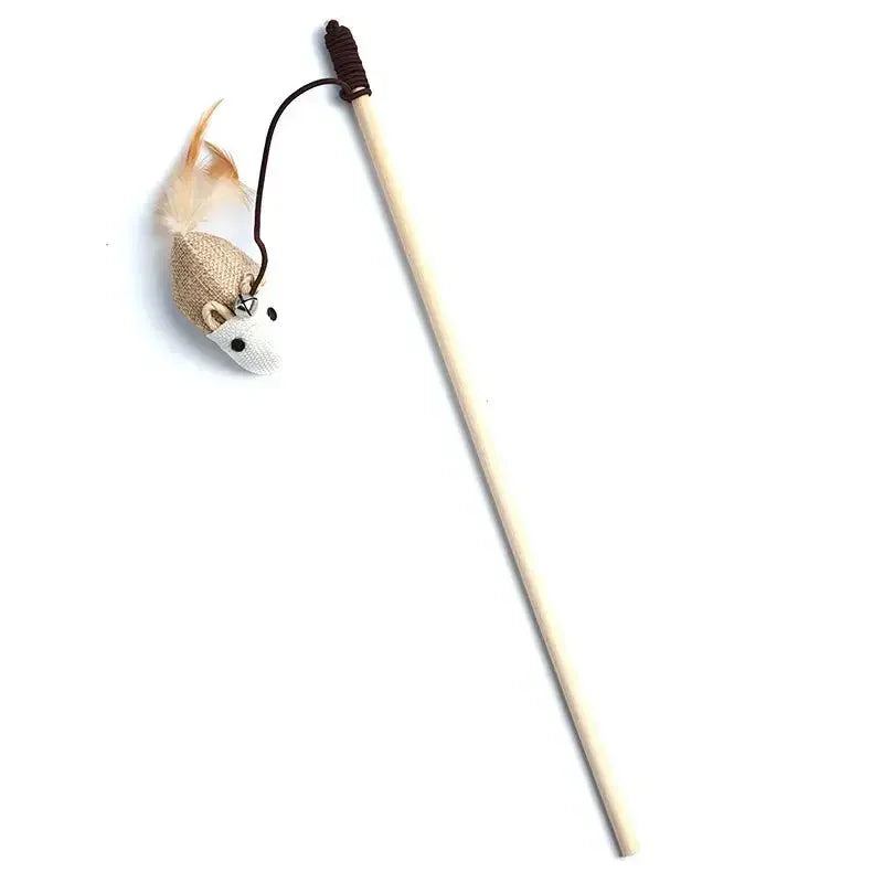 Interactive Cat Wand Toy Set 🎣 - Pet Bliss