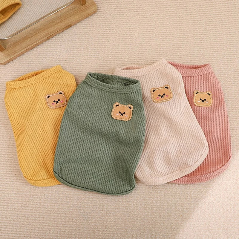 Teddy Patch Dog Shirt – Cuteness in Every Stitch - Pet Bliss