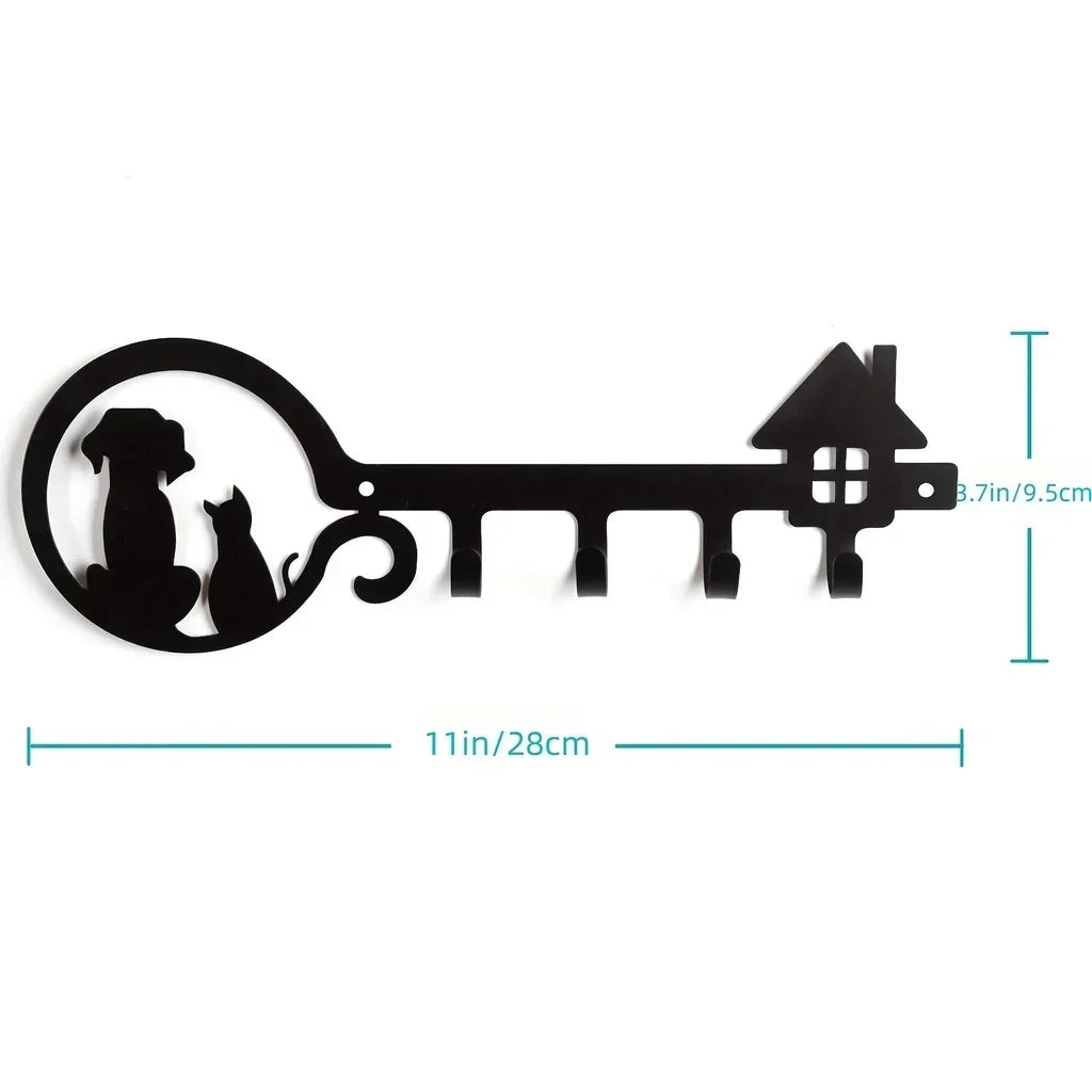 Pet-Themed Wall Hook – Stylish & Functional Key Holder - Pet Bliss