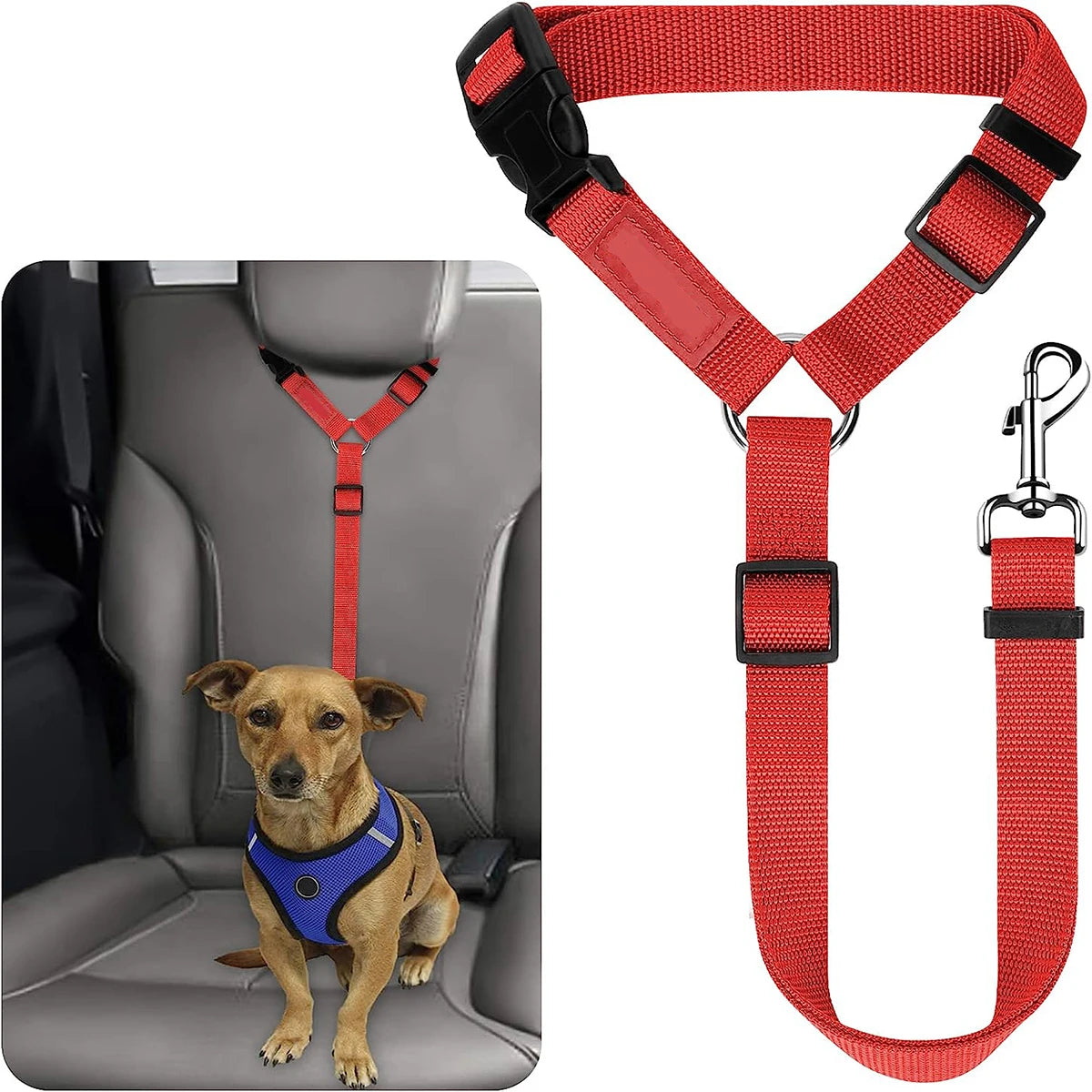 Dog Seat Belt – Ultimate Safety & Comfort for Your Pup! - Pet Bliss