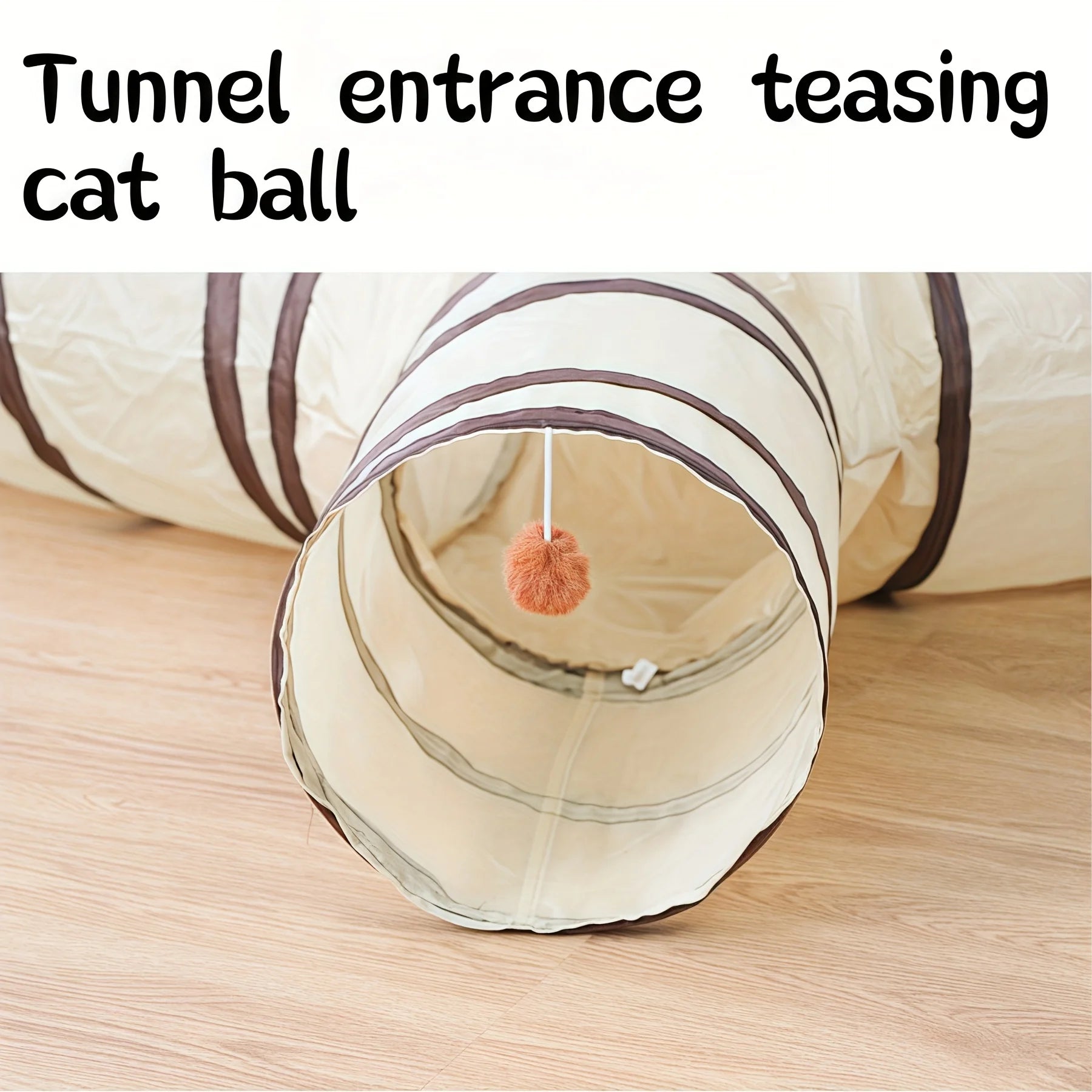 Foldable Cat Tunnel – Hide, Pounce, and Play All Day - Pet Bliss