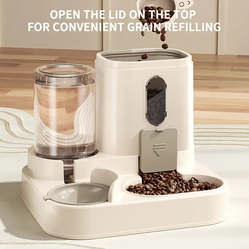 Automatic Pet Feeder & Water Dispenser – Hassle-Free Mealtime for Your Furry Friends! - Pet Bliss
