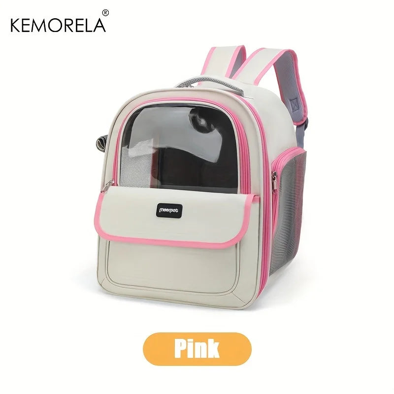 Luxury Pet Backpack Carrier – Stylish Comfort for Your Pets on the Go! - Pet Bliss