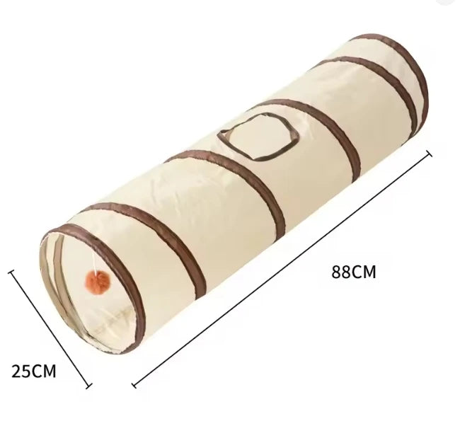 Foldable Cat Tunnel – Hide, Pounce, and Play All Day - Pet Bliss