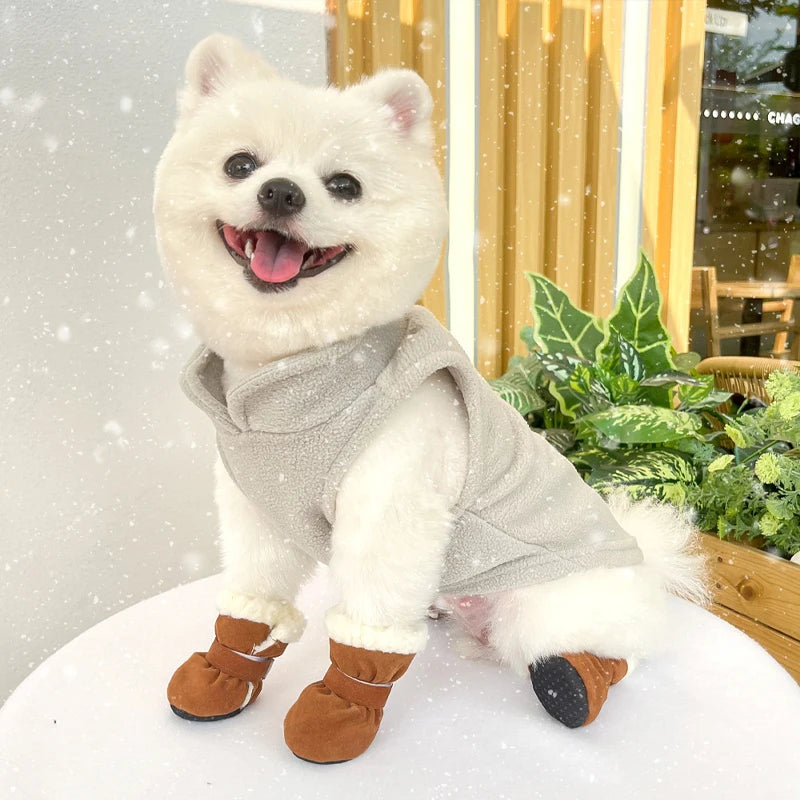 Cozy Anti-Slip Dog Boots (Set of 4) - Pet Bliss