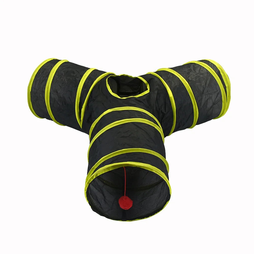 Interactive Cat Tunnel – Multi-Path Play for Endless Fun! - Pet Bliss