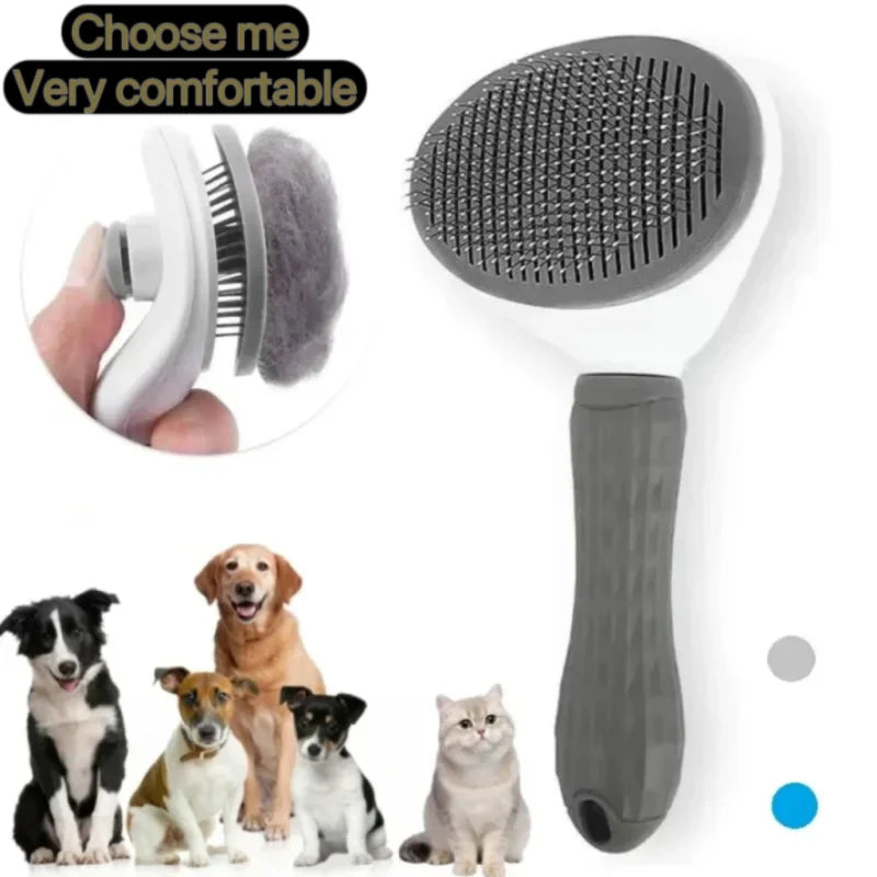 Self-Cleaning Pet Grooming Brush – Easy, Effective & Comfortable! - Pet Bliss
