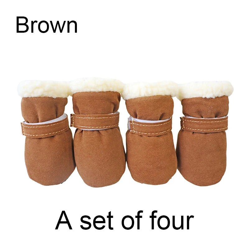 Cozy Anti-Slip Dog Boots (Set of 4) - Pet Bliss