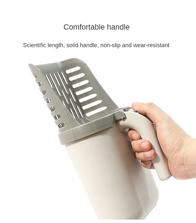 2-in-1 Litter Scooper with Waste Storage – Hassle-Free Cleanup! - Pet Bliss