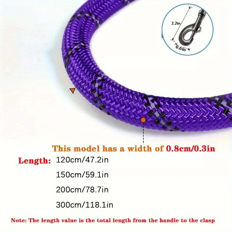 Heavy-Duty Rope Leash – Strong Grip, Smooth Walks - Pet Bliss