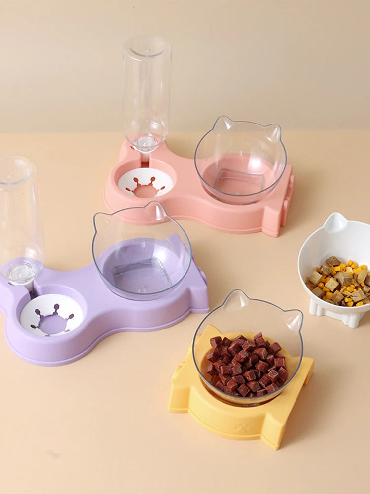 🍽️ Elevated Pet Bowl Set – Comfort & Convenience! - Pet Bliss