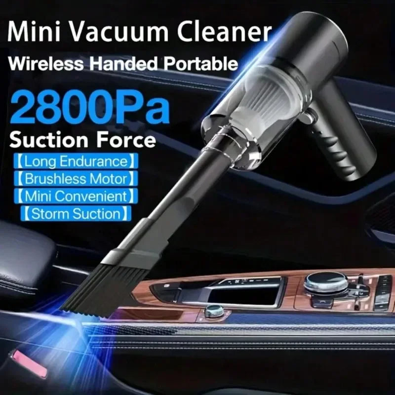 Mini Handheld Wireless Vacuum Cleaner – Powerful & Portable Cleaning for Car and Home! - Pet Bliss