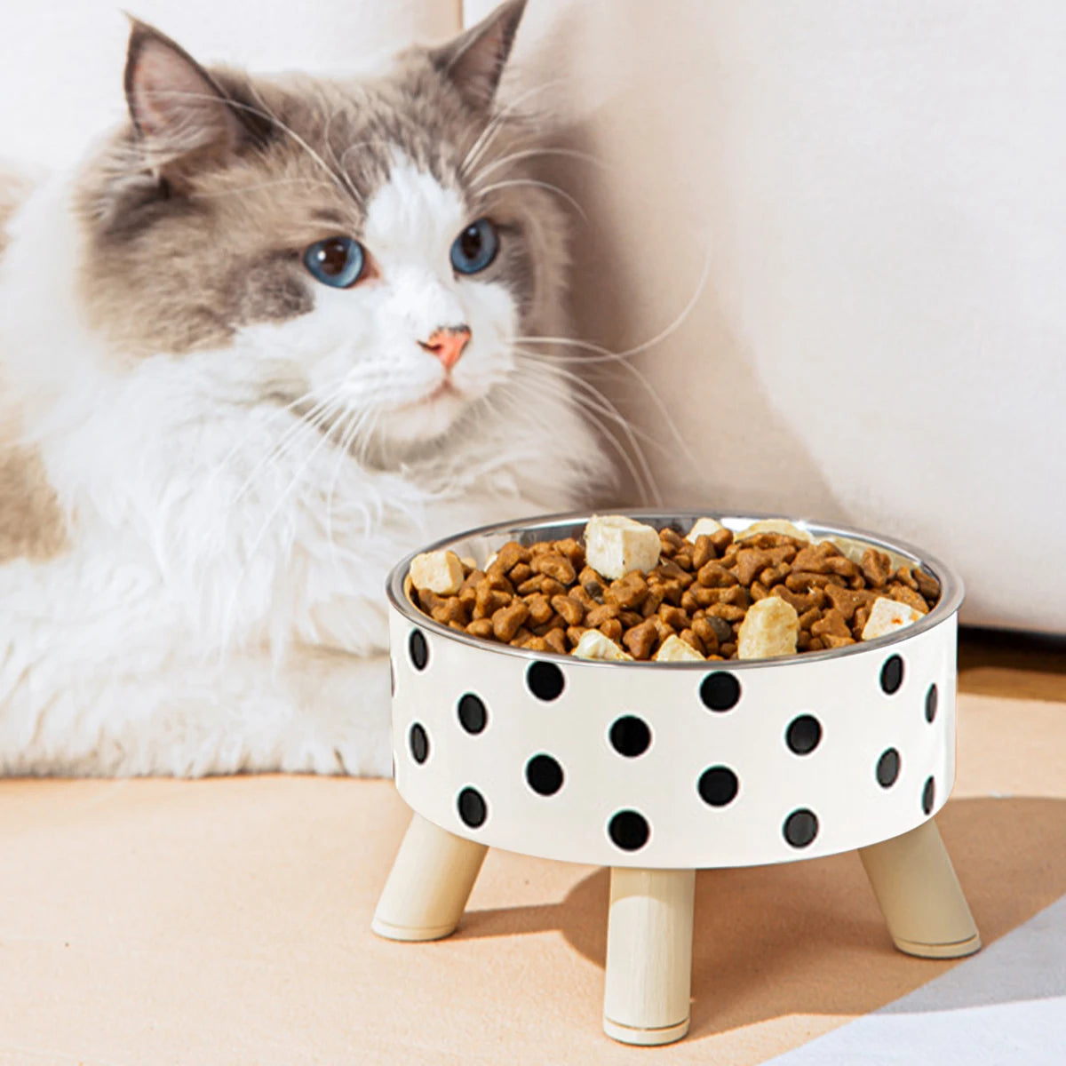 Stylish Elevated Pet Bowl 🏁 Comfort & Convenience for Your Furry Friend - Pet Bliss