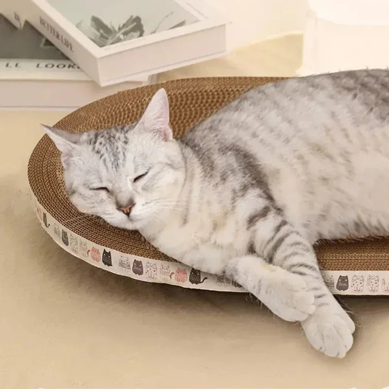 Cozy Cat Scratcher Bed – A Perfect Spot for Scratching & Lounging! - Pet Bliss