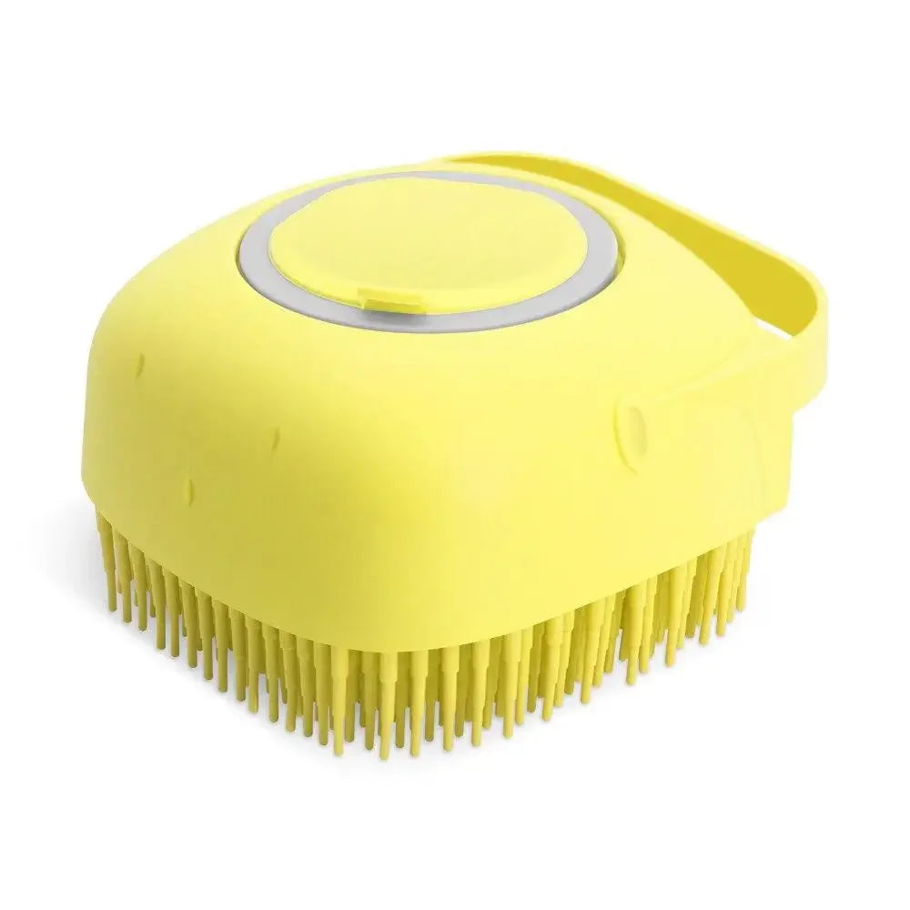 2-in-1 Pet Bath Brush & Shampoo Dispenser – Ultimate Grooming for Dogs & Cats!🛁 - Pet Bliss