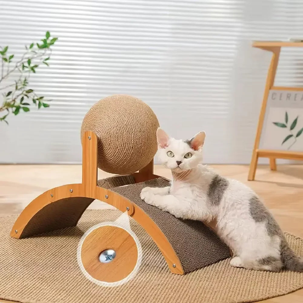 Arch Bridge Cat Scratcher – Playful & Durable Fun for Your Feline Friend! - Pet Bliss