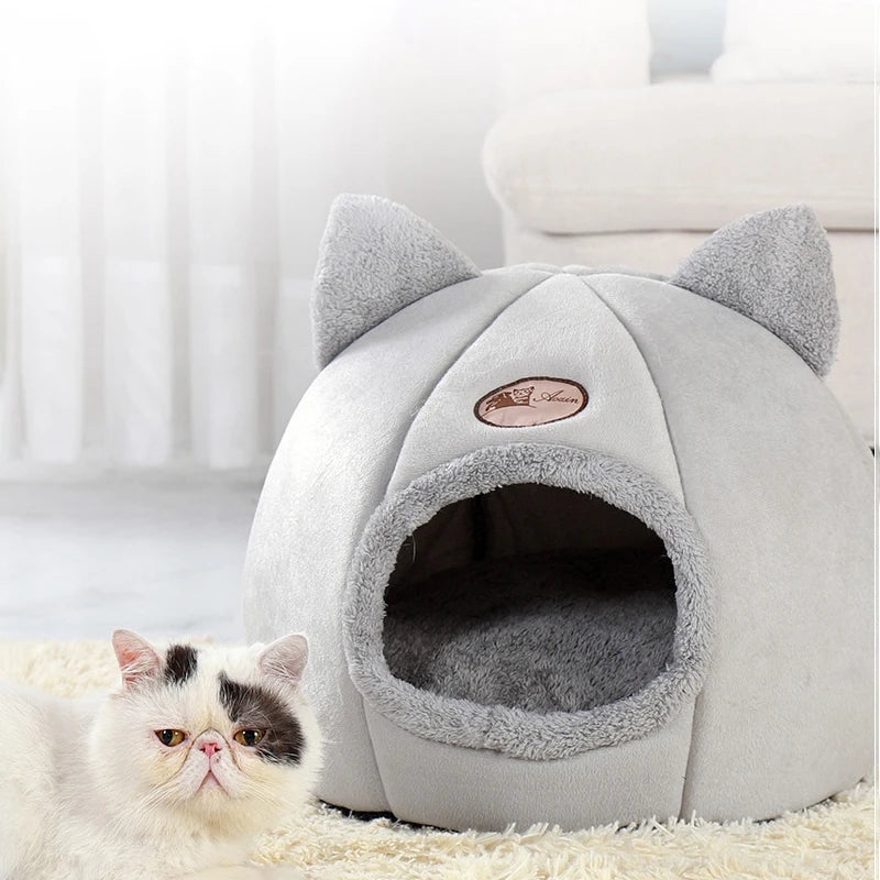 Cozy Cat Cave Bed – Warm, Comfy & Private! 🏠🐾 - Pet Bliss