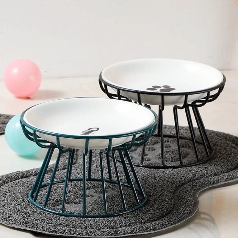 Elevated Ceramic Pet Bowl – Eat in Style, Digest with Ease - Pet Bliss