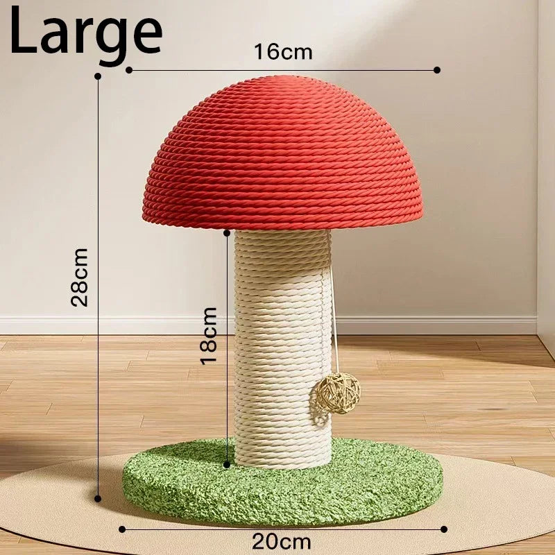 🍄 Mushroom Cat Scratching Post – A stylish blend of fun & function! - Pet Bliss