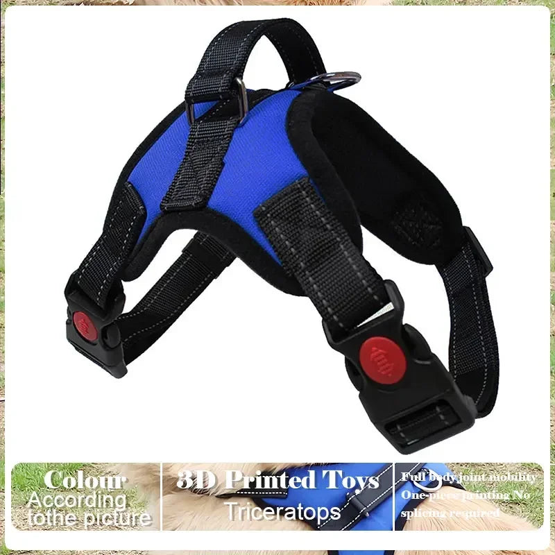 No-Pull Adjustable Dog Harness with Leash – Comfortable & Secure Fit for Dogs - Pet Bliss