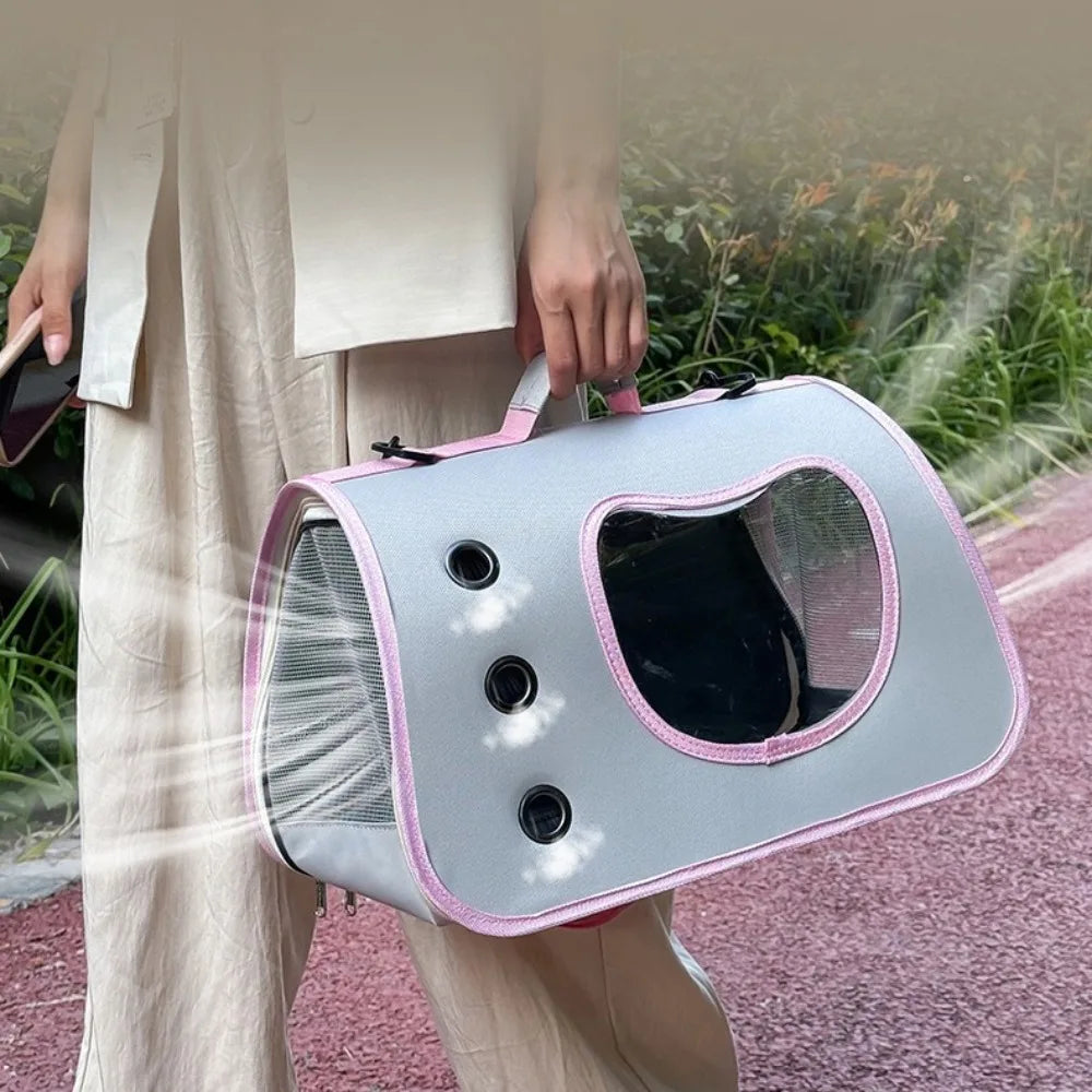 Meow-Go Travel Carrier – Where Style Meets Comfort - Pet Bliss