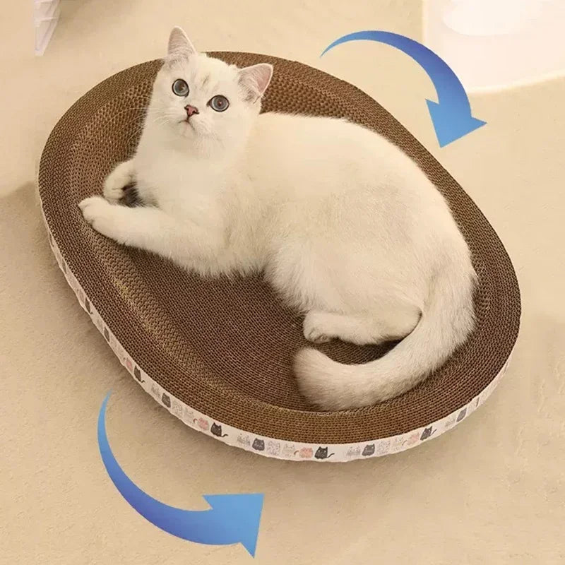 Cozy Cat Scratcher Bed – A Perfect Spot for Scratching & Lounging! - Pet Bliss