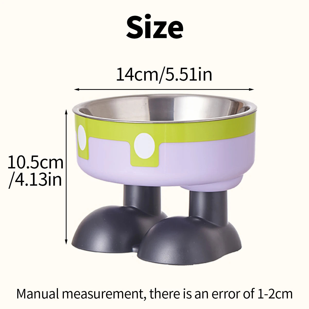 Cartoon Feet Pet Bowl – Fun, Functional & Full of Character - Pet Bliss