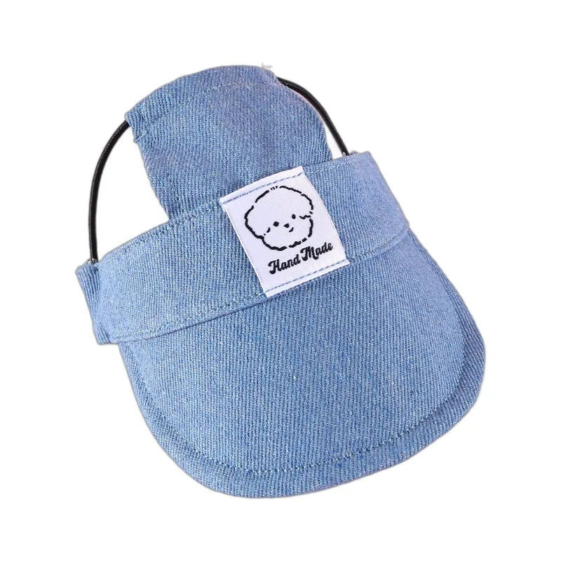 Pawsh Pup Denim Cap 🧢 – Cool Vibes, Protected Eyes - Pet Bliss