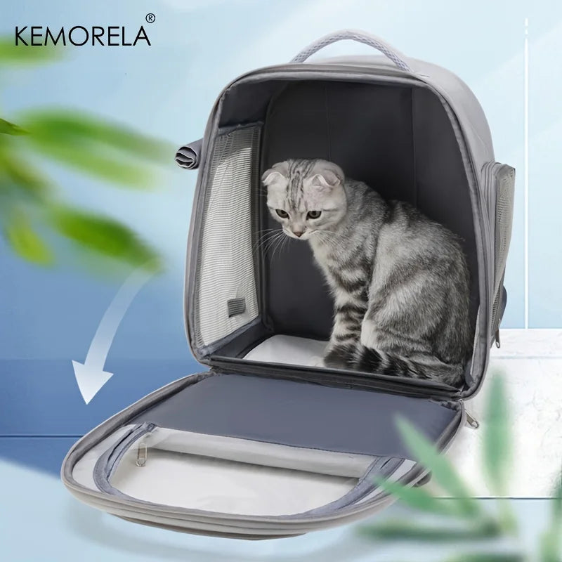Luxury Pet Backpack Carrier – Stylish Comfort for Your Pets on the Go! - Pet Bliss