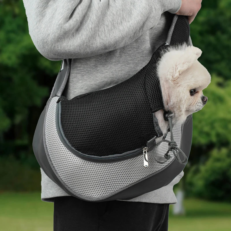 Hands-Free Pet Sling Carrier for Small Dogs & Cats - Pet Bliss