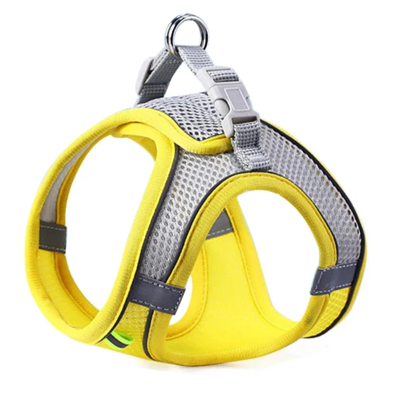 Soft Mesh Pet Harness – Reflective & Comfy - Pet Bliss