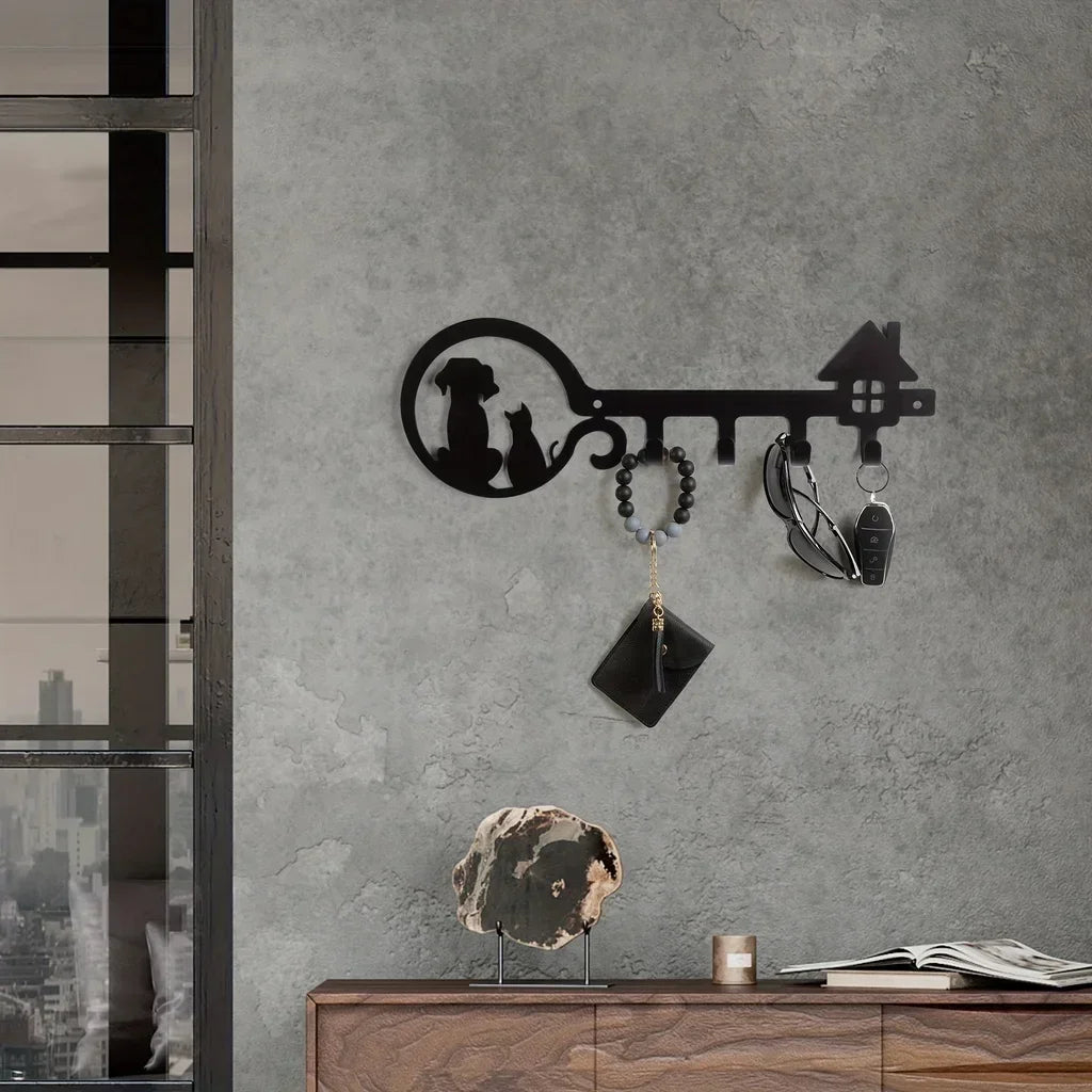 Pet-Themed Wall Hook – Stylish & Functional Key Holder - Pet Bliss