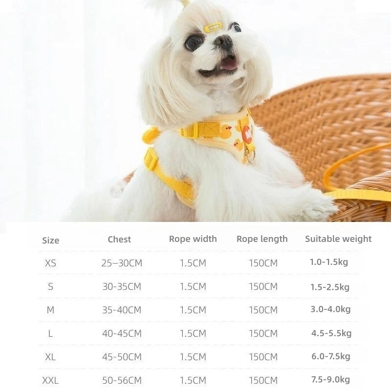 Duck Harness & Leash Set – Bright, Breezy, and Built for Fun - Pet Bliss