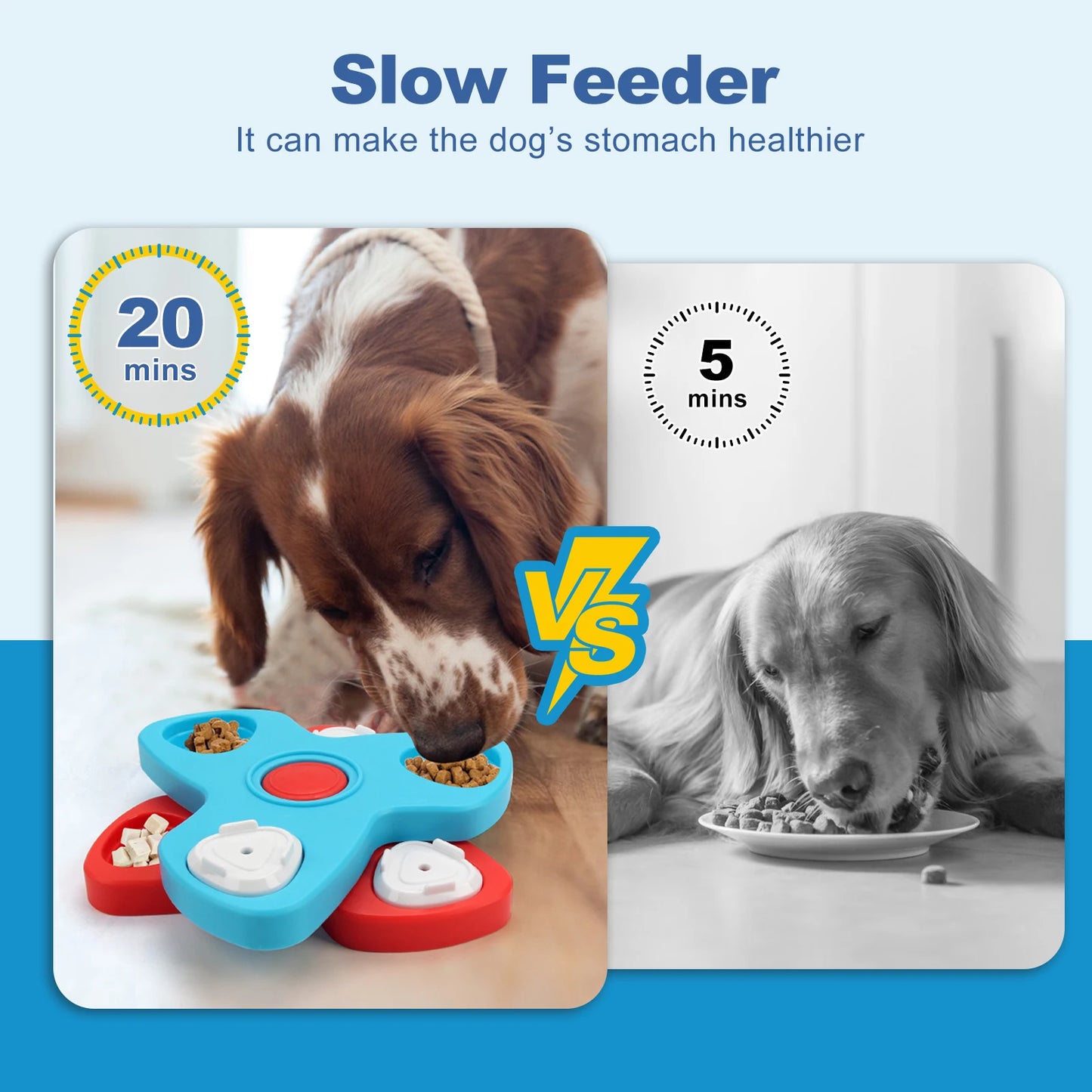 Interactive Dog Puzzle Feeder Toy – Smart Fun for Every Meal - Pet Bliss