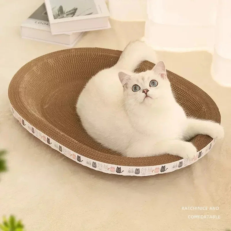 Cozy Cat Scratcher Bed – A Perfect Spot for Scratching & Lounging! - Pet Bliss