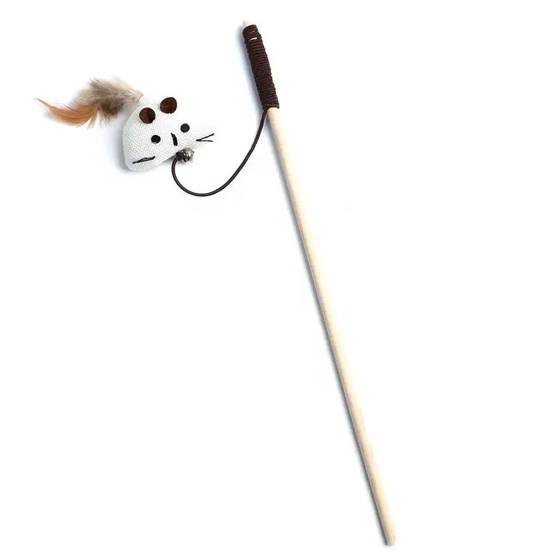 Interactive Cat Wand Toy Set 🎣 - Pet Bliss