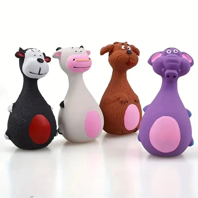 Squeaky Animal Dog Toy – Fun & Engaging Playtime - Pet Bliss