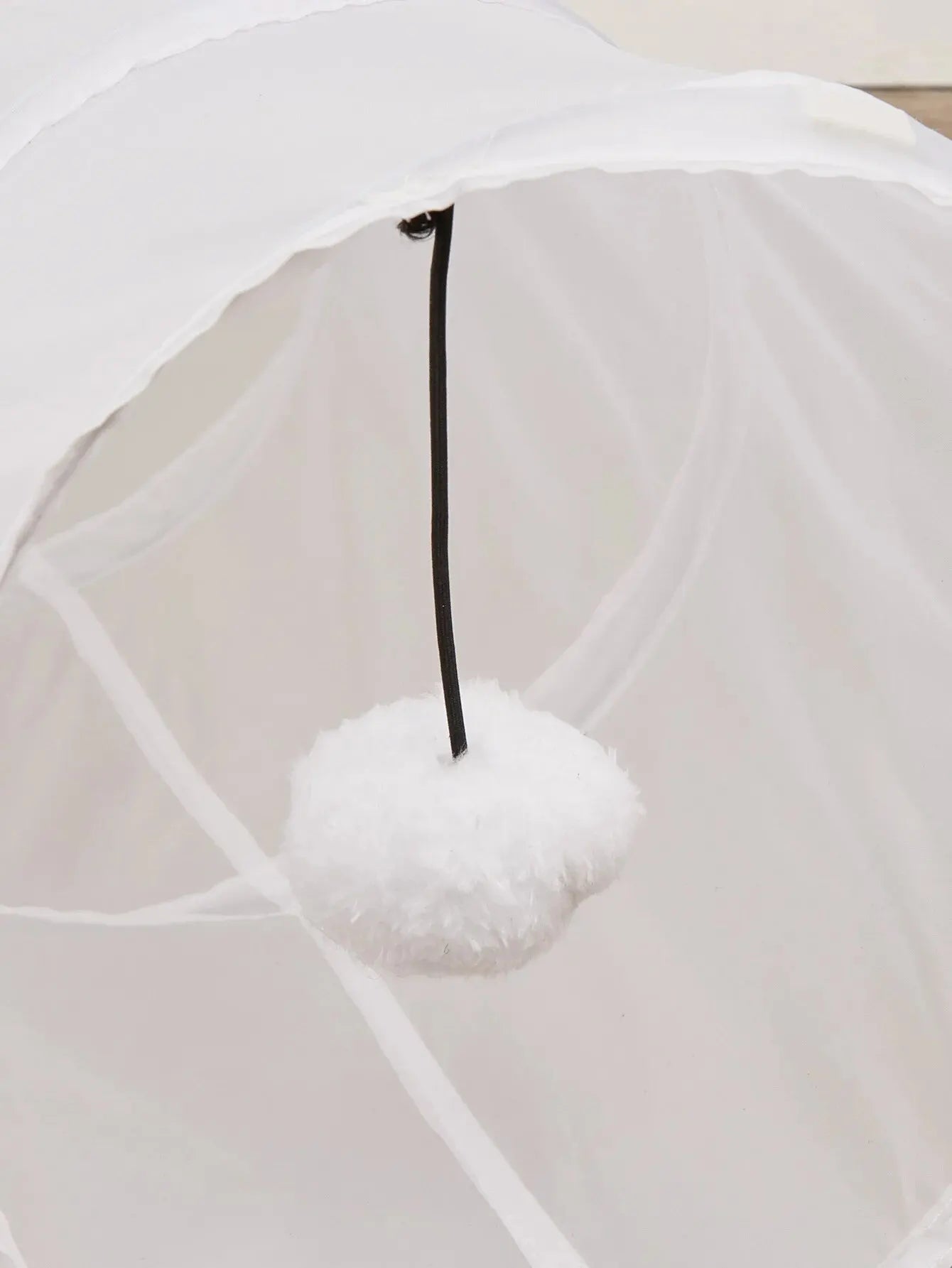 Collapsible White Cat Tunnel – Fun, Cozy & Interactive Playtime! - Pet Bliss