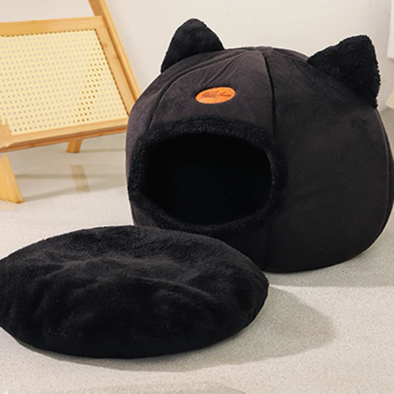 Cozy Cat Cave Bed – The Perfect Hideaway! - Pet Bliss