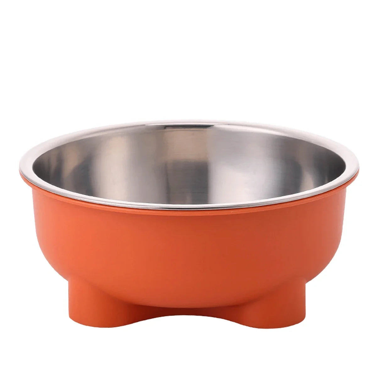 Bright Stainless-Steel Pet Bowl – Simple, Sturdy & Splash-Free - Pet Bliss