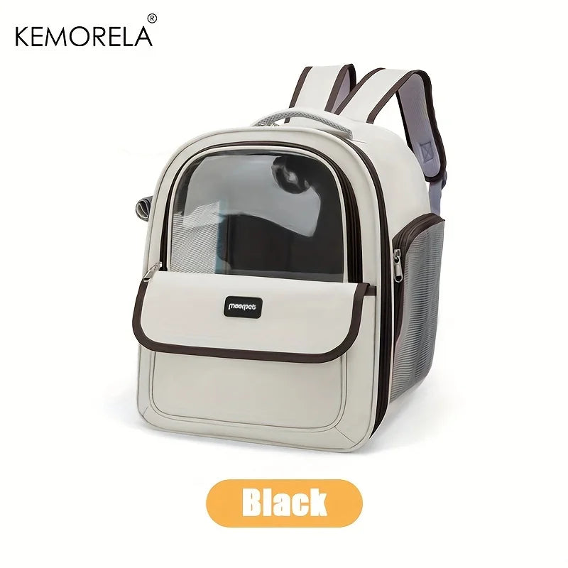 Luxury Pet Backpack Carrier – Stylish Comfort for Your Pets on the Go! - Pet Bliss