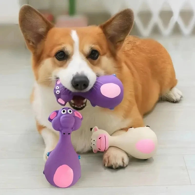 Squeaky Animal Dog Toy – Fun & Engaging Playtime - Pet Bliss