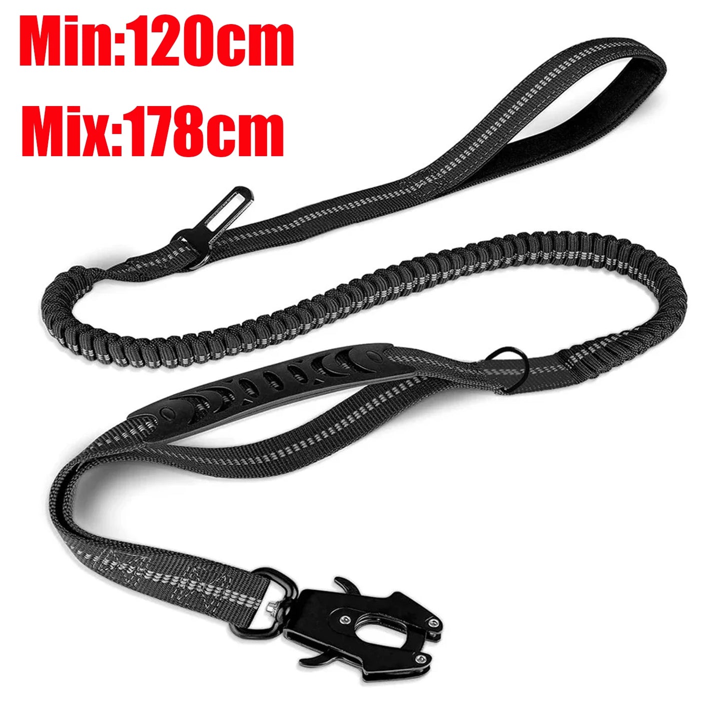 Shock-Absorbing Bungee Dog Leash – Strength Meets Comfort - Pet Bliss