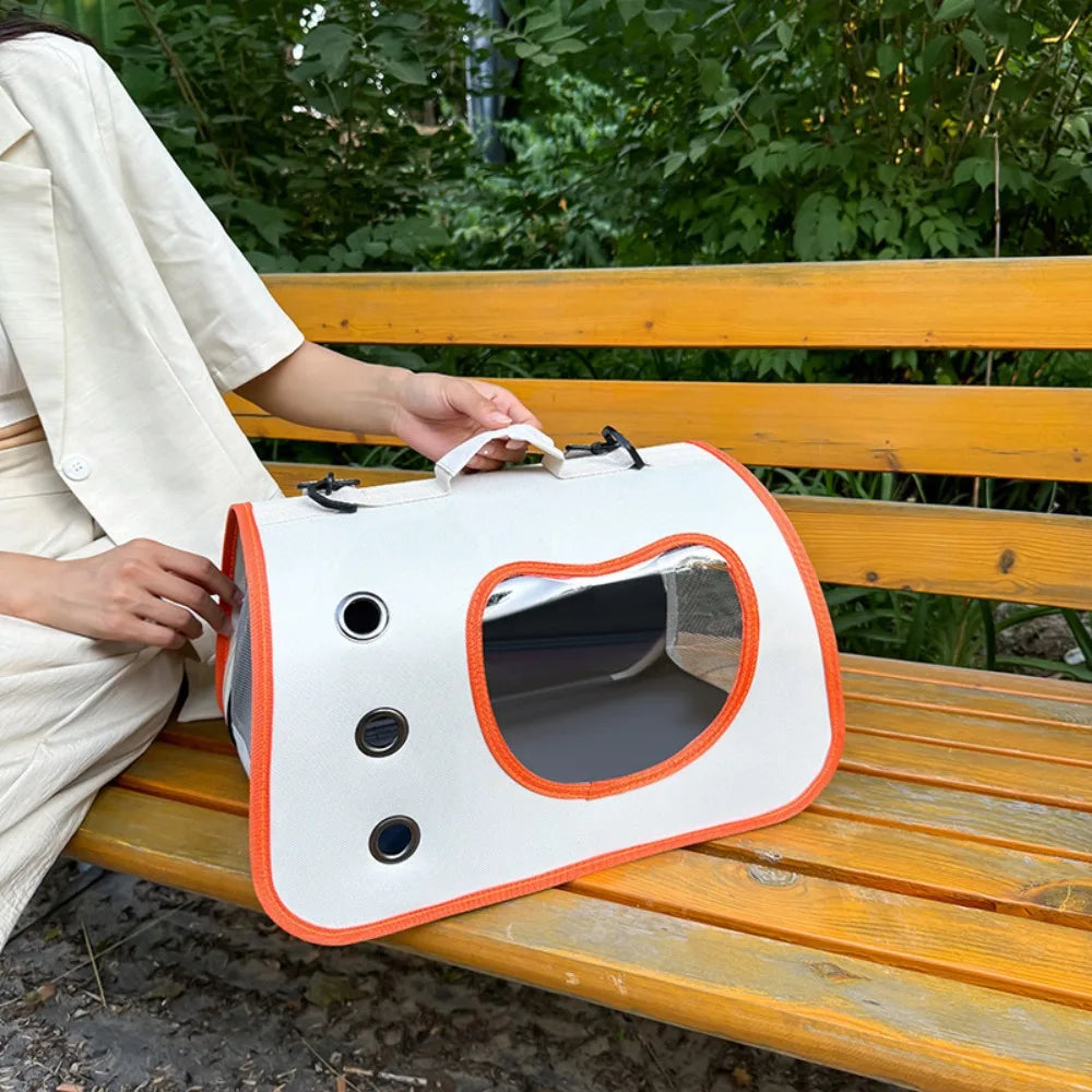 Meow-Go Travel Carrier – Where Style Meets Comfort - Pet Bliss