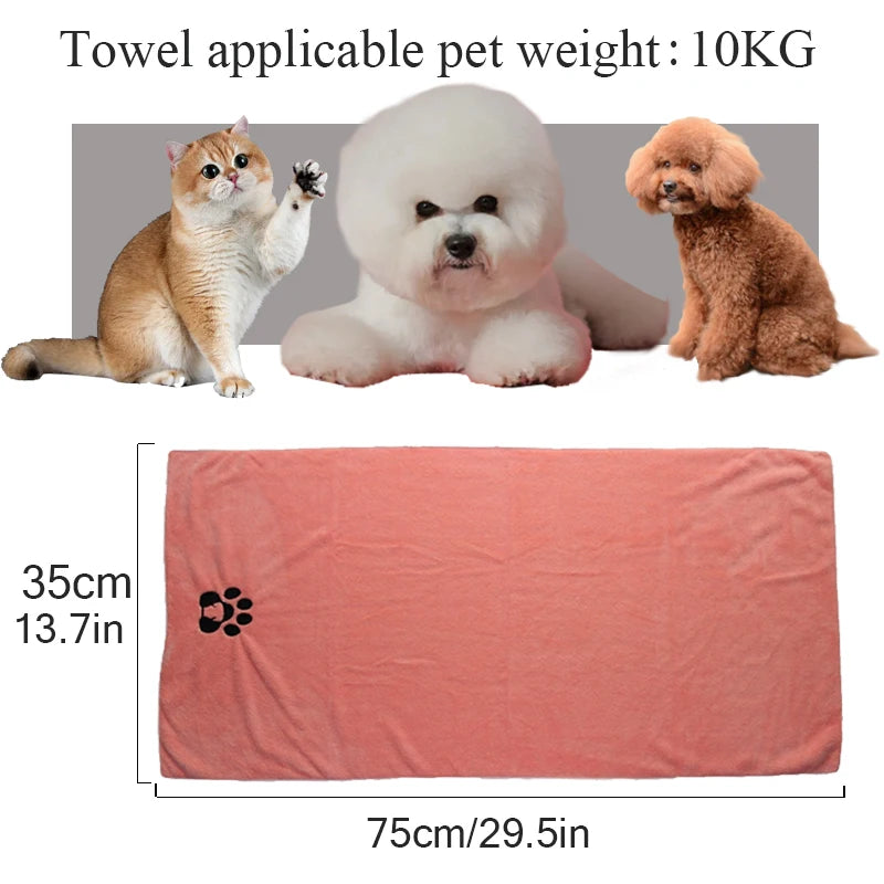 Ultra-Soft & Absorbent Pet Towel – Dry Your Pet in Seconds! - Pet Bliss